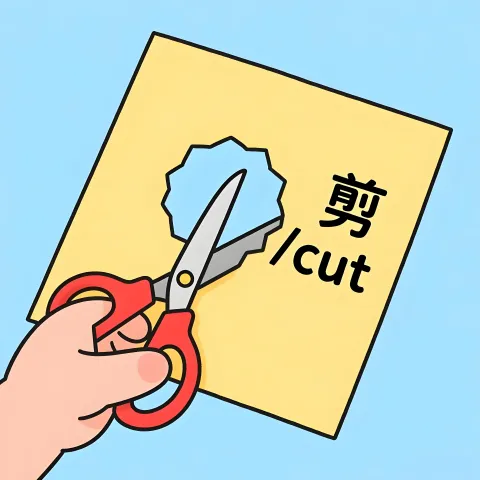 剪 jian