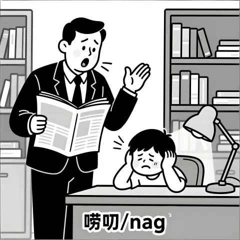 唠叨 laodao