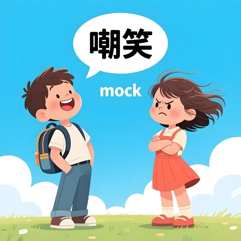 嘲笑 chaoxiao