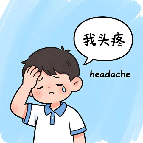 头疼 touteng