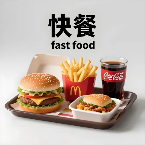 快餐 kuaican