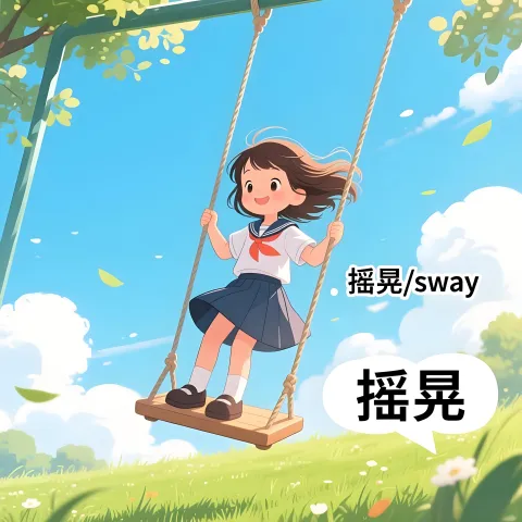 摇晃 yaohuang