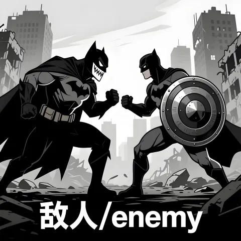 敌人 diren