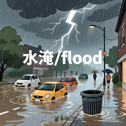 水淹 shuiyan