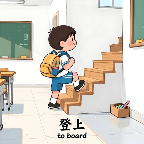 登上 dengshang