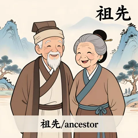 祖先 zuxian