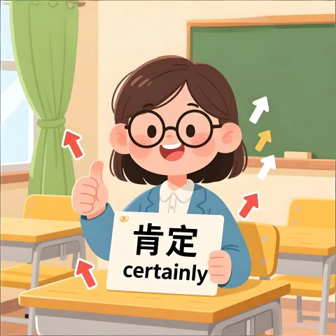 肯定 kending