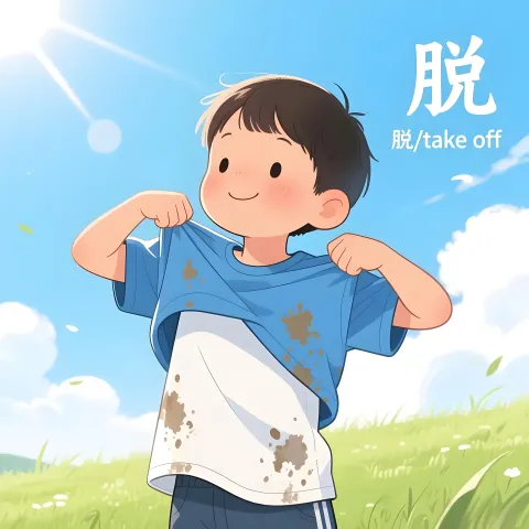 脱 tuo