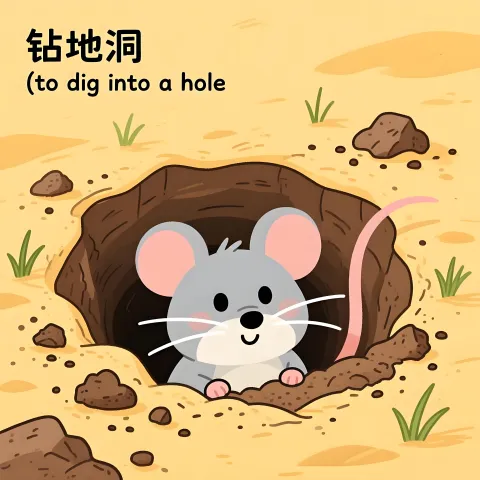 钻地洞 zuandidong